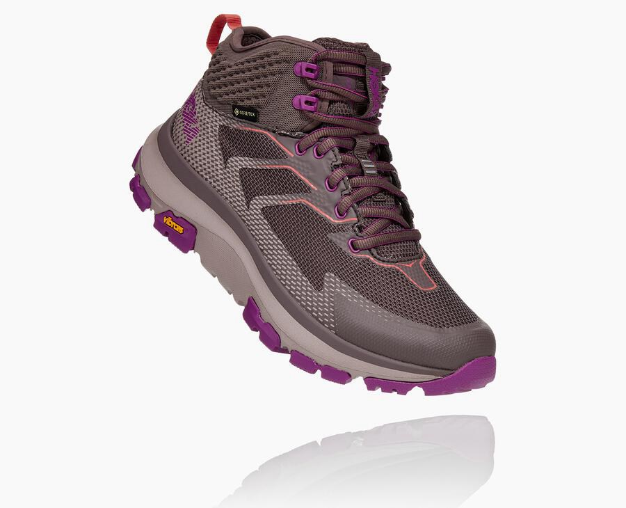 Botas De Montaña Hoka One One Mujer - Toa Gore-Tex - Moradas - YVX495687